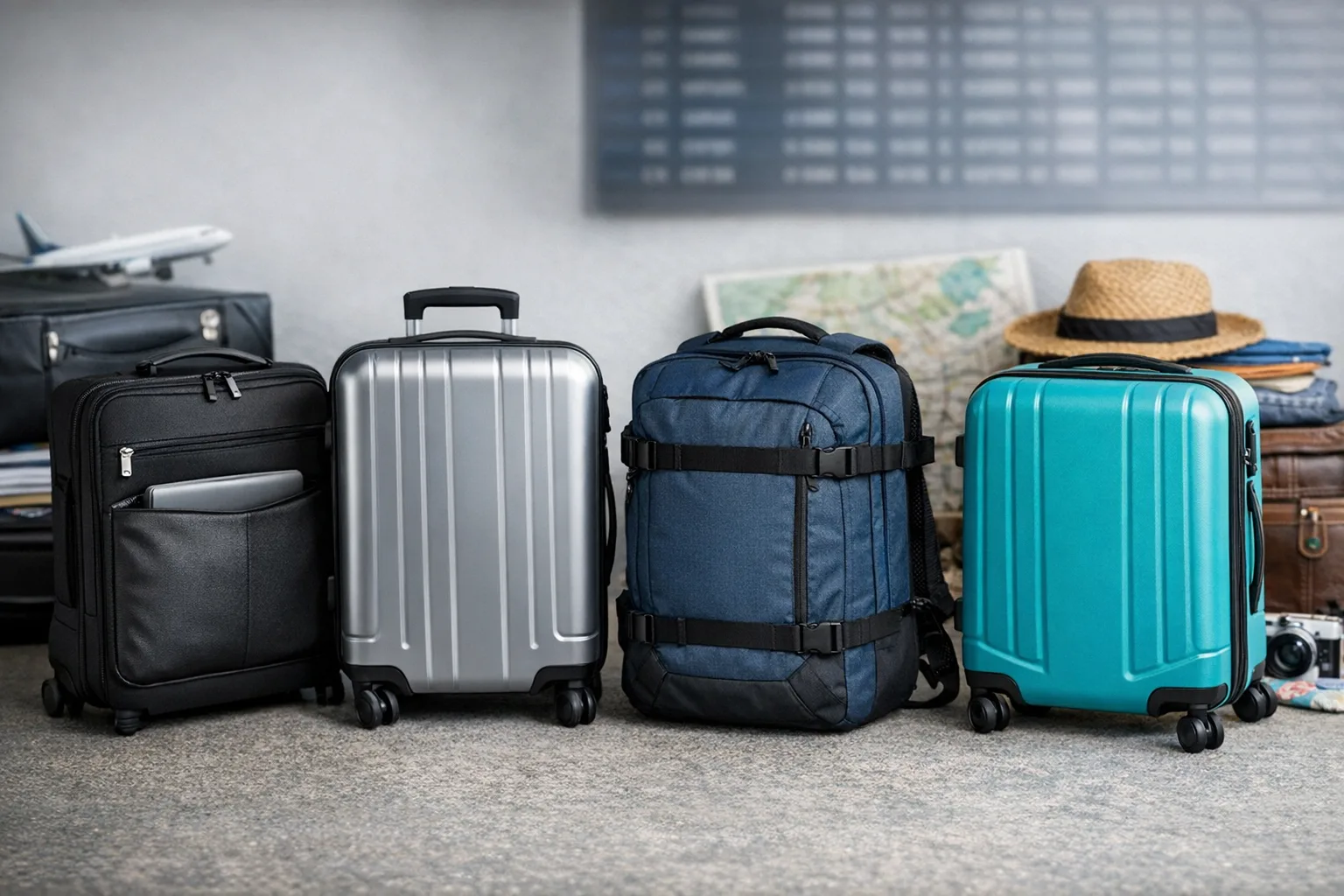 Kabinentrolley Auswahlhilfe: Welcher Handgepaeckkoffer passt zu welchem Reisetyp?
