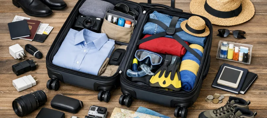 Kabinentrolley optimal packen: Tipps fuer unterschiedlichste Reisezwecke