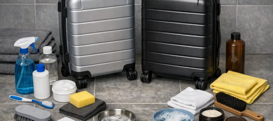 Kabinentrolley reinigen: Effektive Methoden fuer verschiedene Materialien