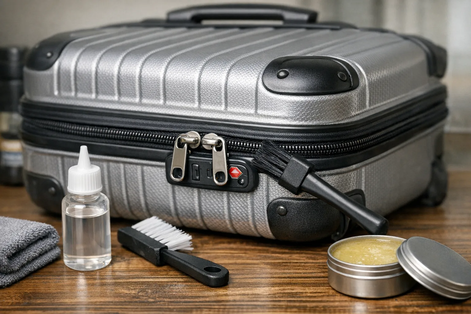 Reissverschluss am Kabinentrolley pflegen: So bleibt er langlebig und funktional