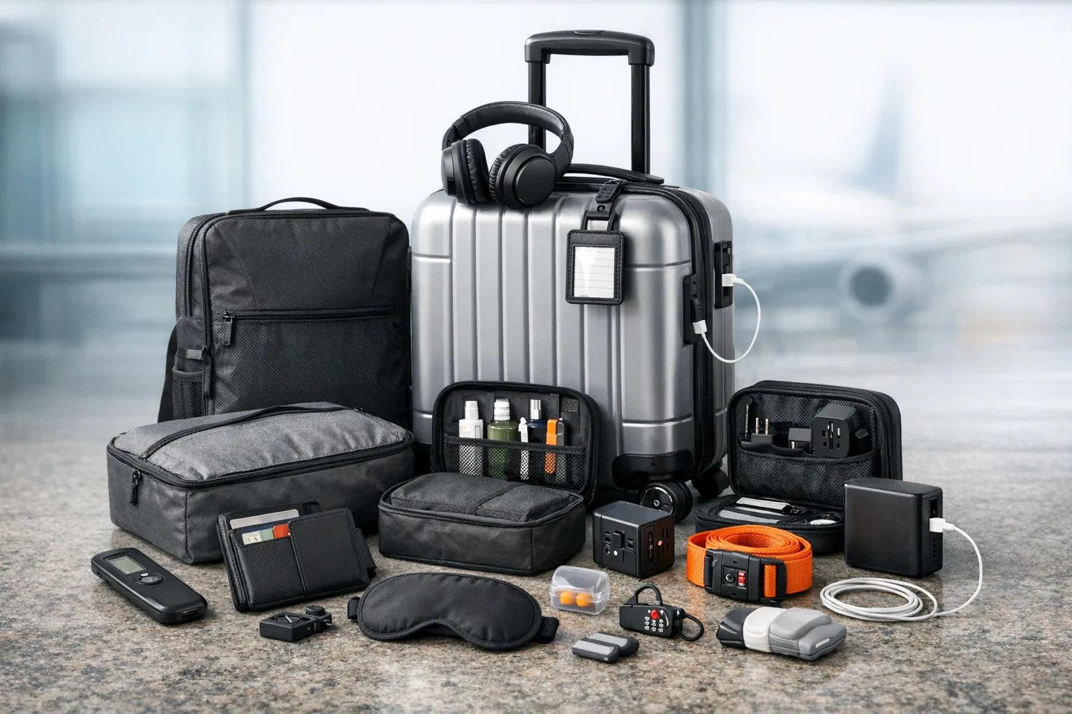 Smartes Reisen mit Kabinentrolley: Zubehoer und praktische Helfer