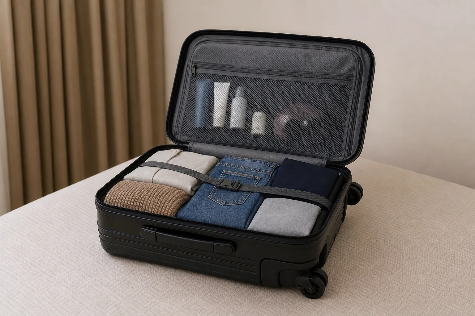 Kabinentrolley richtig packen: Step-by-Step Anleitung fuer effizientes Packen und Platznutzung